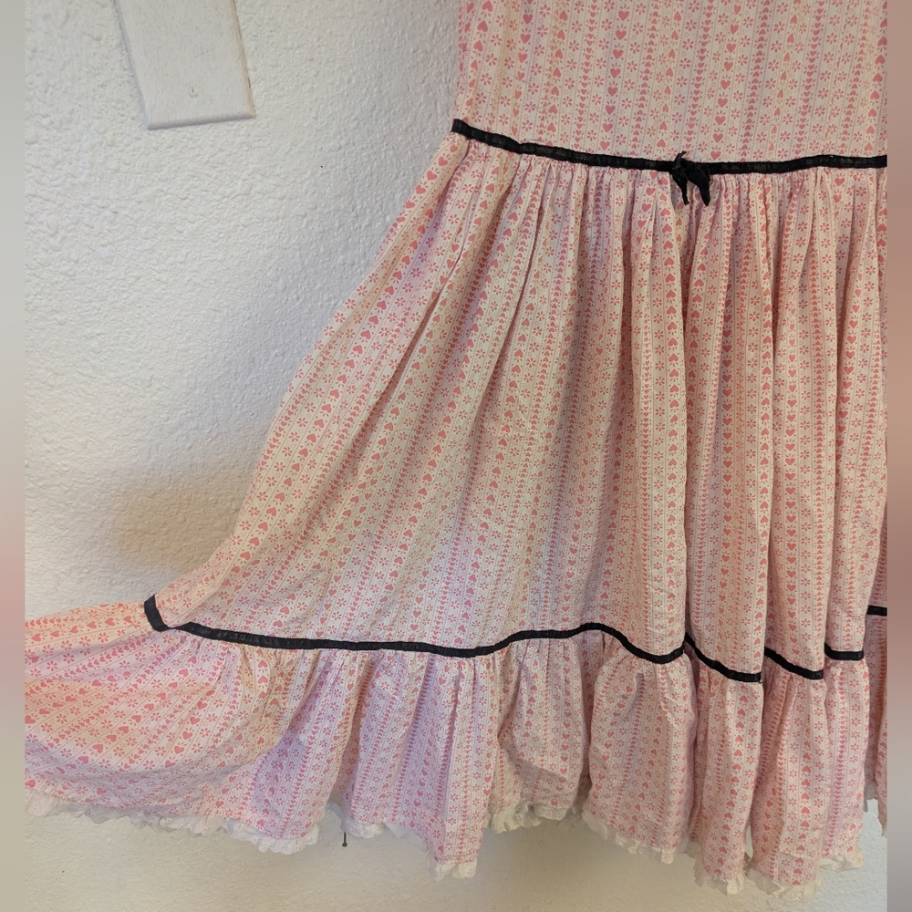 Cutest Vintage 1950's/60s Cotton Western Style Dress - Picture 3 of 6